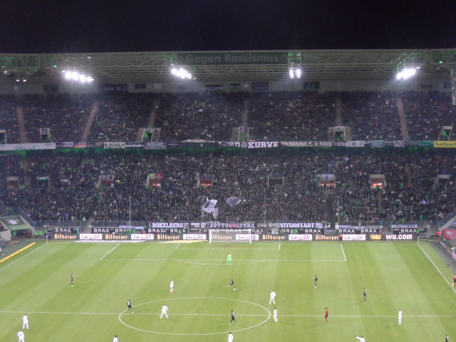 The Nordkurve During the Match